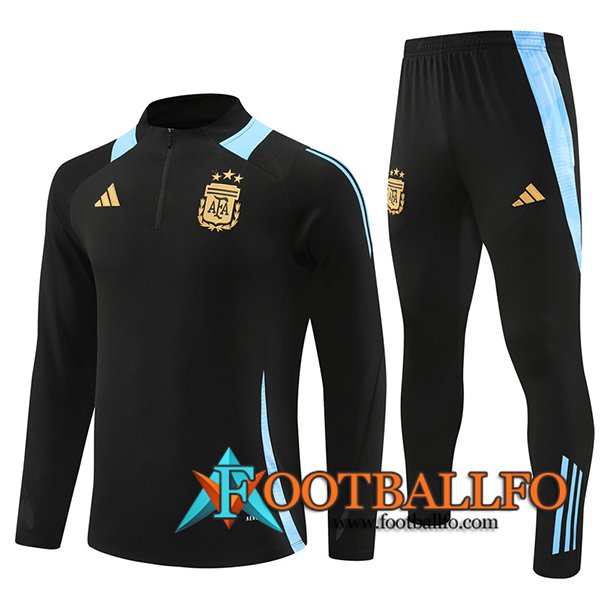 Chandal Equipos De Futbol Argentina Negro/Azul 2024/2025 -02