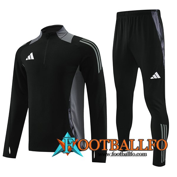 Chandal Equipos De Futbol Adidas Negro/Gris 2024/2025 -02