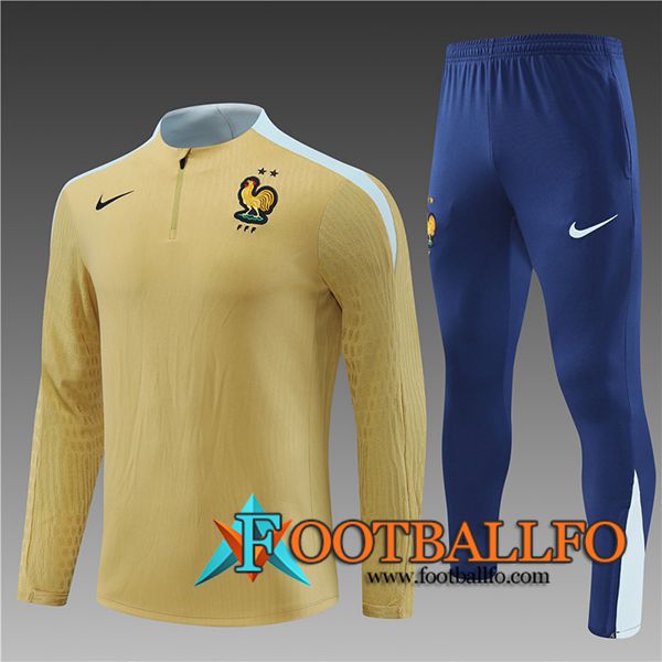 Chandal Equipos De Futbol Francia Amarillo/Azul 2024/2025