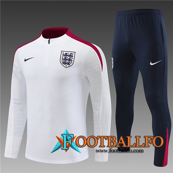 Chandal Equipos De Futbol Inglaterra Blanco/Rojo/Negro 2024/2025