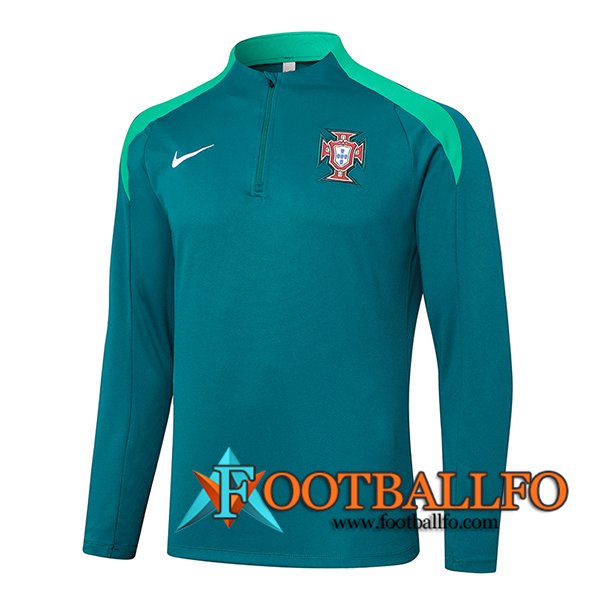 Sudadera De Entrenamiento Portugal Verde 2024/2025