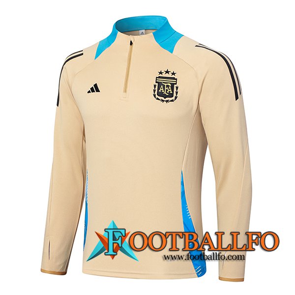 Sudadera De Entrenamiento Argentina Amarillo/Azul 2024/2025