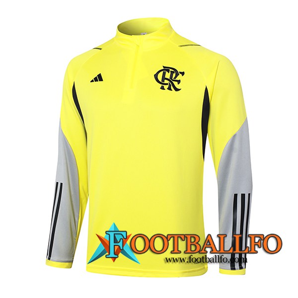 Sudadera De Entrenamiento Flamenco Amarillo/Gris/Negro 2024/2025