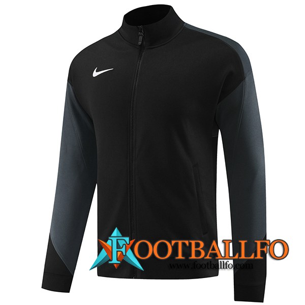 Chaquetas Futbol Nike Negro/Gris 2024/2025