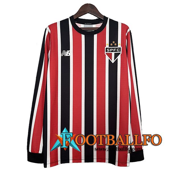 Camisetas De Futbol Sao Paulo FC Segunda Manga Largas 2024/2025