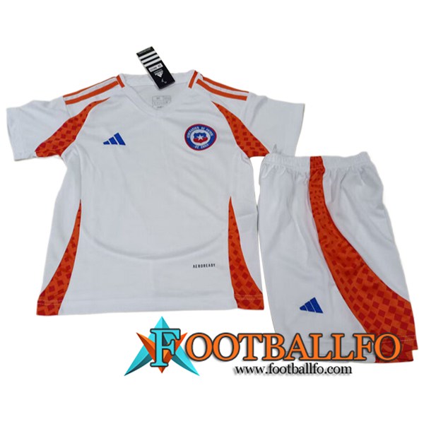 Camisetas De Futbol Chile Ninos Segunda 2024/2025