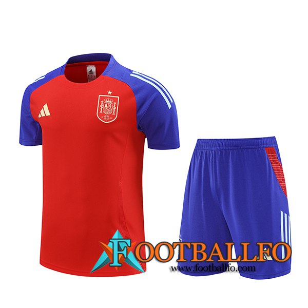 Camiseta Entrenamiento España Rojo/Ble 2024/2025