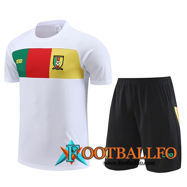 Camiseta Entrenamiento Camerún Blanco 2024/2025