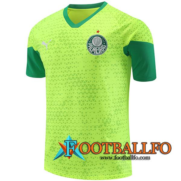 Camiseta Entrenamiento Palmeiras Verde/Amarillo 2024/2025