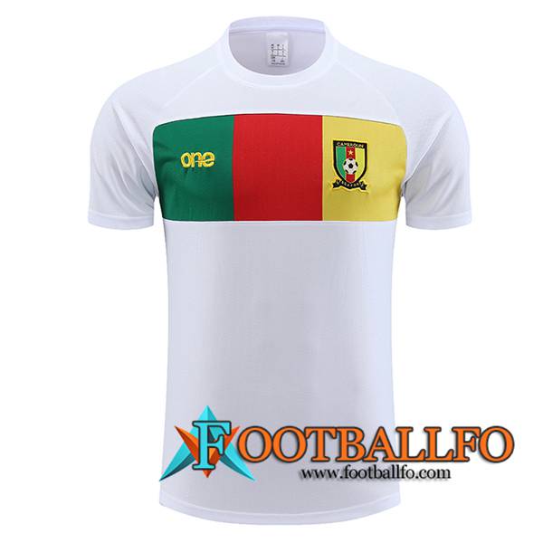 Camiseta Entrenamiento Camerún Blanco 2024/2025