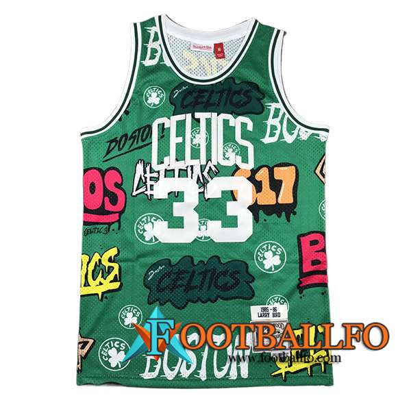 Camisetas NBA Boston Celtics (BIRD #33) 2024/25 Verde -02