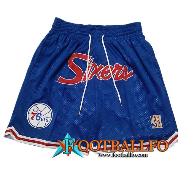 Cortos NBA Philadelphia 76ers 2024/25 Azul/Rojo -03