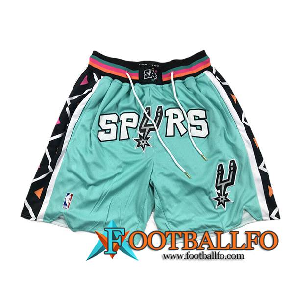 Cortos NBA San Antonio Spurs 2024/25 Verde/Negro