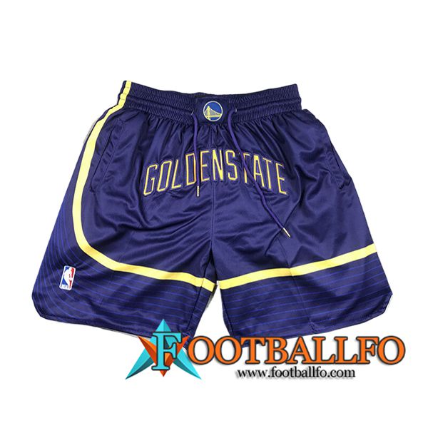 Cortos NBA Golden State Warriors 2024/25 Violeta/Amarillo