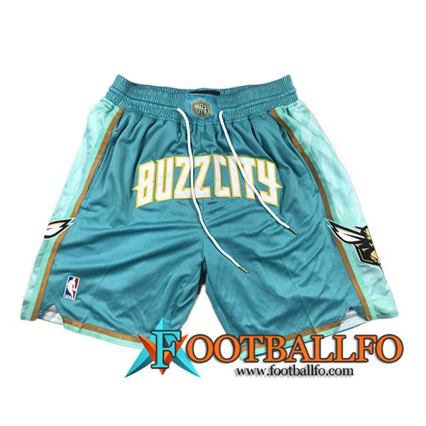 Cortos NBA Charlotte Hornets 2024/25 Verde/Azul