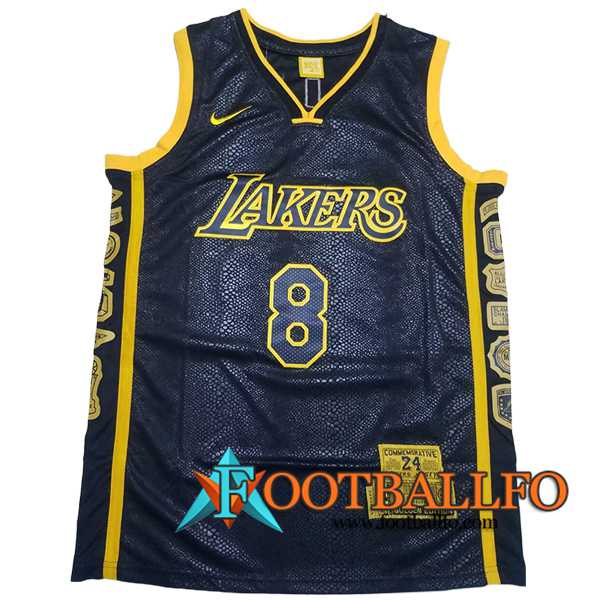 Camisetas NBA Los Angeles Lakers (BRYANT #24) 2024/25 Negro/Amarillo