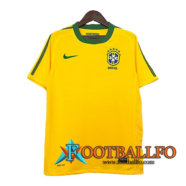 Camisetas De Futbol Brasil Retro Primera 2010