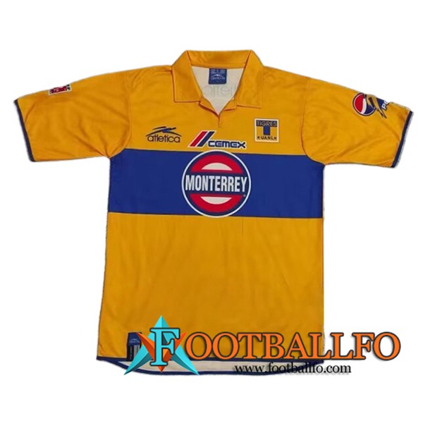 Camisetas De Futbol Tigres UANL Retro Primera 2003/2004