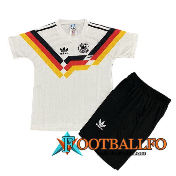 Camisetas De Futbol Alemania Retro Ninos Primera 1990