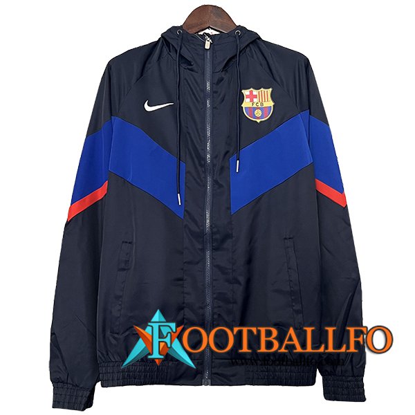 Rompevientos FC Barcelona Azul Oscuro 2024/2025 -02