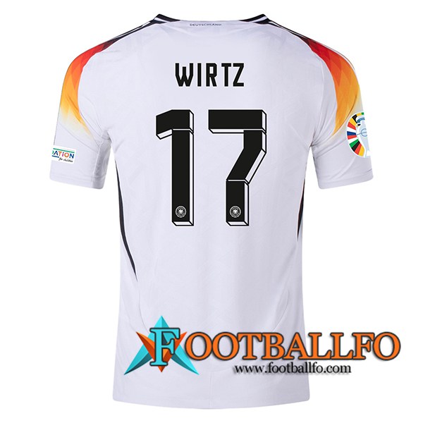 Camiseta Equipo Nacional Alemania (WIRTZ #17) 2024/2025 Primera