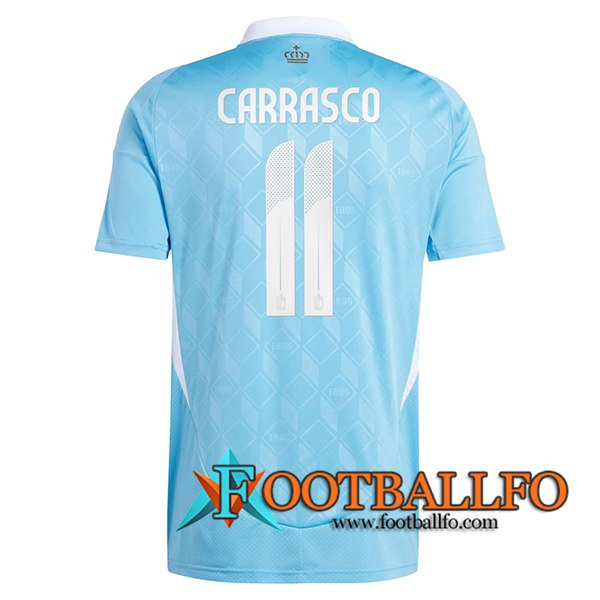 Camiseta Equipo Nacional Bélgica (CARRASCO #11) 2024/2025 Segunda