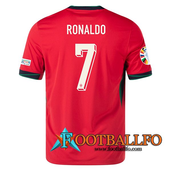 Camiseta Equipo Nacional Portugal (RONALDO #7) 2024/2025 Primera