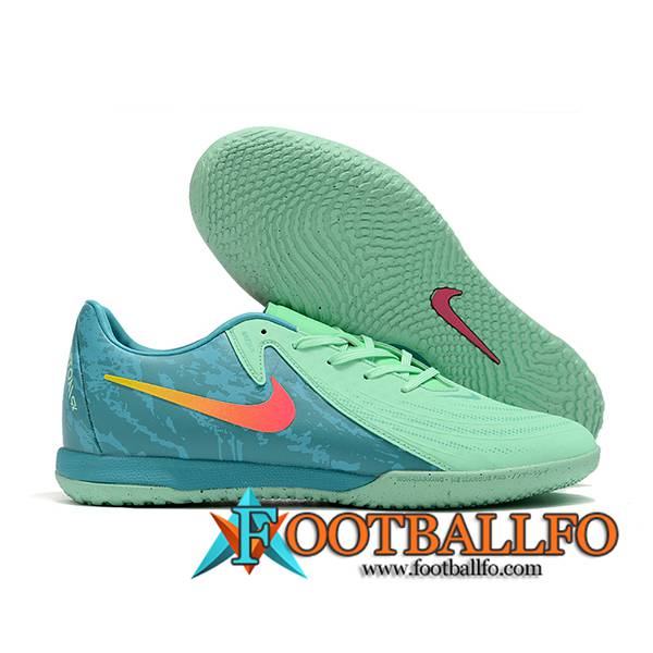 Nike Botas De Fútbol Phantom GX II ACAD LV8 IC Verde/Azul