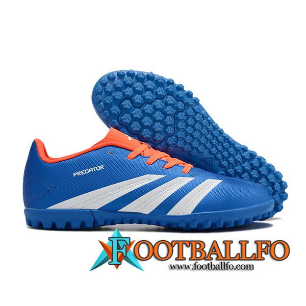 Adidas Botas De Fútbol Predator Club TF Azul/Blanco/Naranja