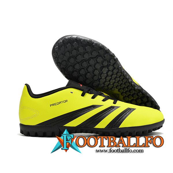 Adidas Botas De Fútbol Predator Club TF Negro/Amarillo