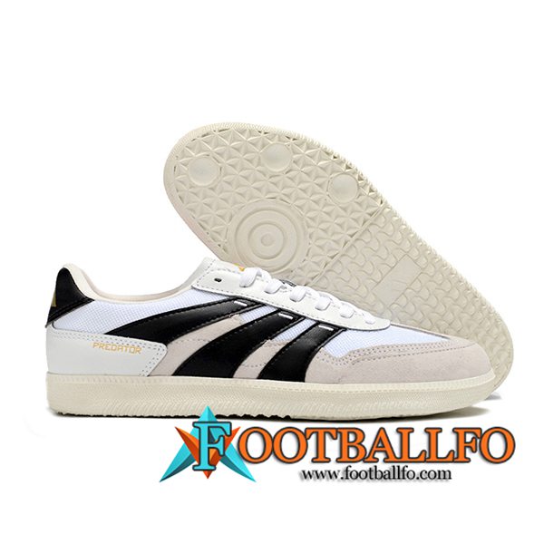 Adidas Botas De Fútbol PREDATOR 24 LEAGUE LOW BOOTS Blanco/Gris/Negro