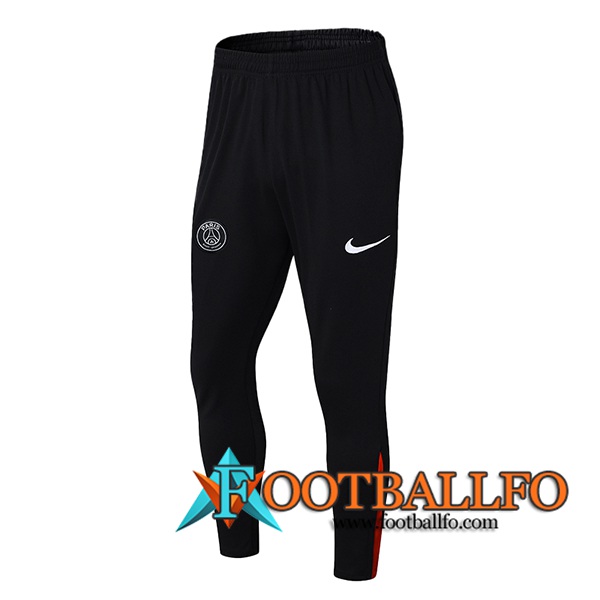 Pantalon Entrenamiento PSG Negro/Rojo 2024/2025