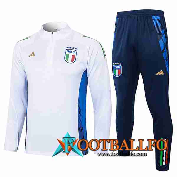 Chandal Equipos De Futbol Italia Blanco/Azul 2024/2025 -03