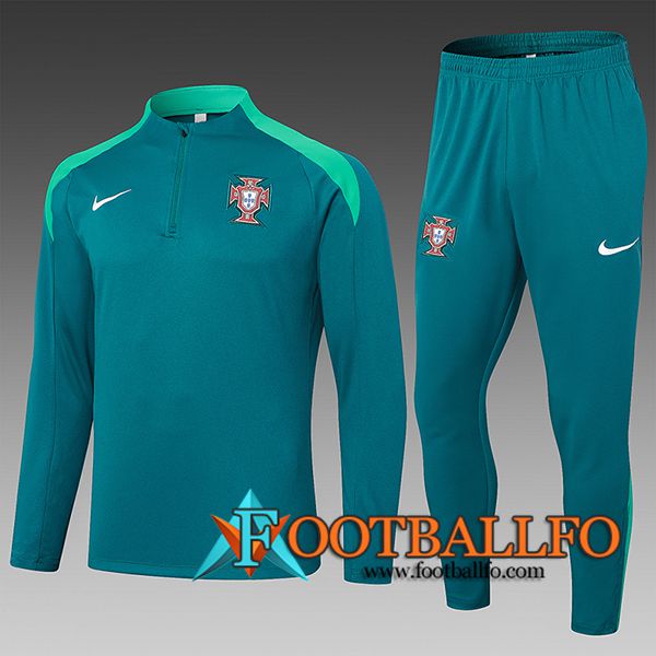 Chandal Equipos De Futbol Portugal Ninos Verde 2024/2025