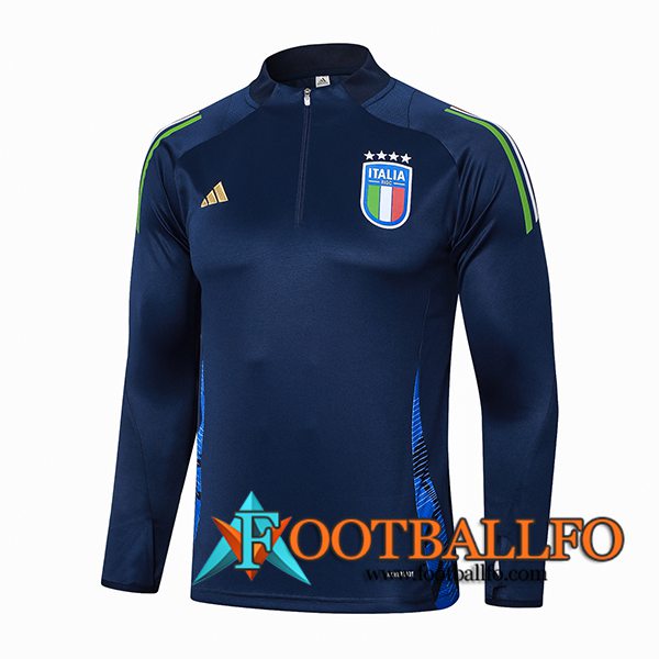 Sudadera De Entrenamiento Italia azul real 2024/2025