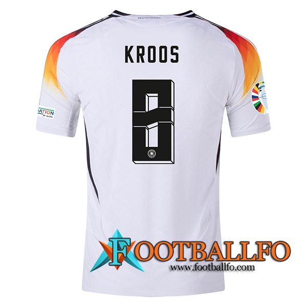 Camisetas De Futbol Alemania (KROOS #8) UEFA Euro 2024 Primera