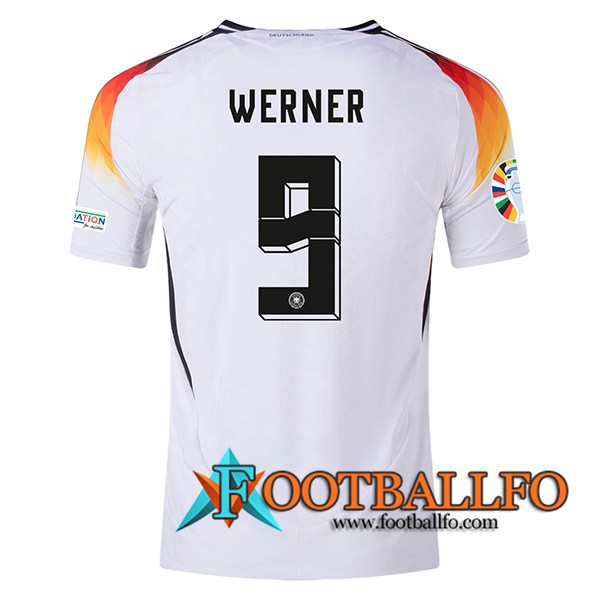 Camisetas De Futbol Alemania (WERNER #9) UEFA Euro 2024 Primera