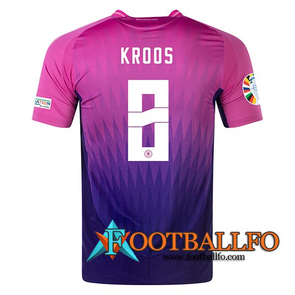 Camisetas De Futbol Alemania (KROOS #8) UEFA Euro 2024 Segunda