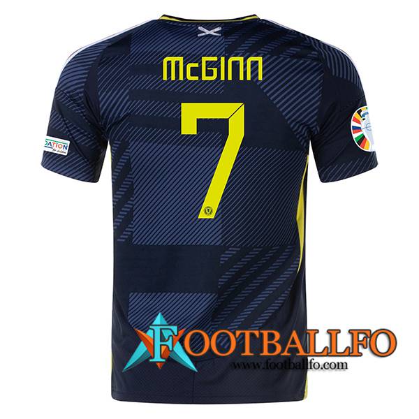 Camisetas De Futbol Escocia (McGINN #7) UEFA Euro 2024 Primera