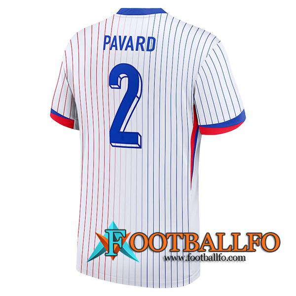 Camisetas De Futbol Francia (PAVARD #2) UEFA Euro 2024 Segunda