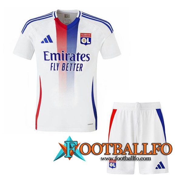 Nueva Camisetas De Futbol lyon Ninos Primera 2024/2025