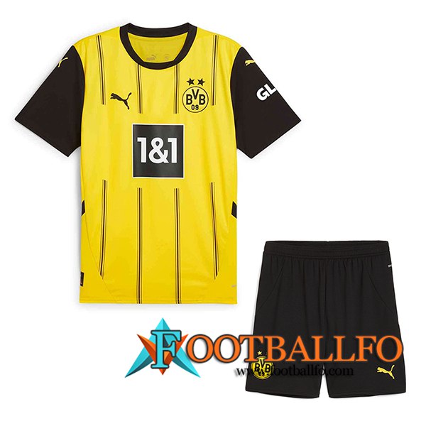 Nueva Camisetas De Futbol Dortmund Ninos Primera 2024/2025