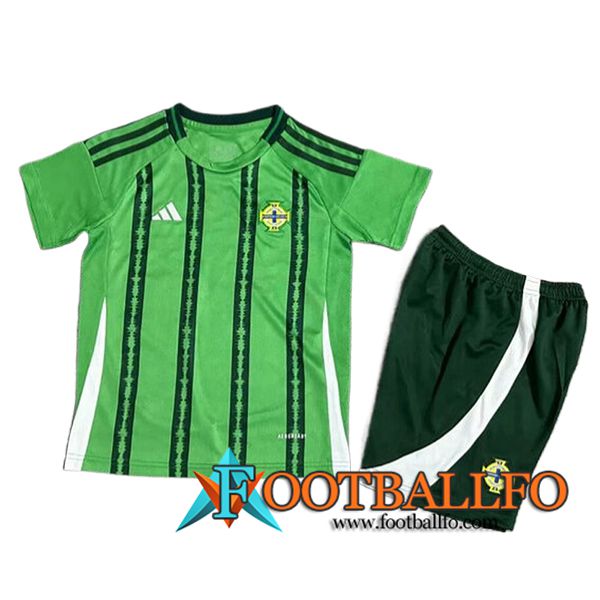 Camisetas De Futbol Irlanda del norte Ninos Primera 2024/2025