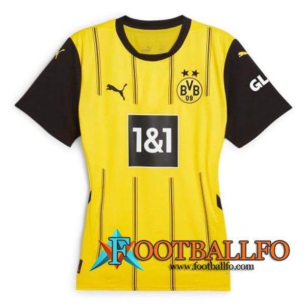 Nueva Camisetas De Futbol Dortmund Mujer Primera 2024/2025