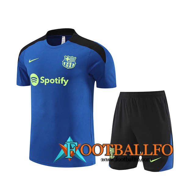 Camiseta Entrenamiento FC Barcelona Azul/Negro 2024/2025