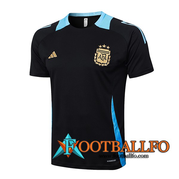 Camiseta Entrenamiento Argentina Negro/Azul 2024/2025