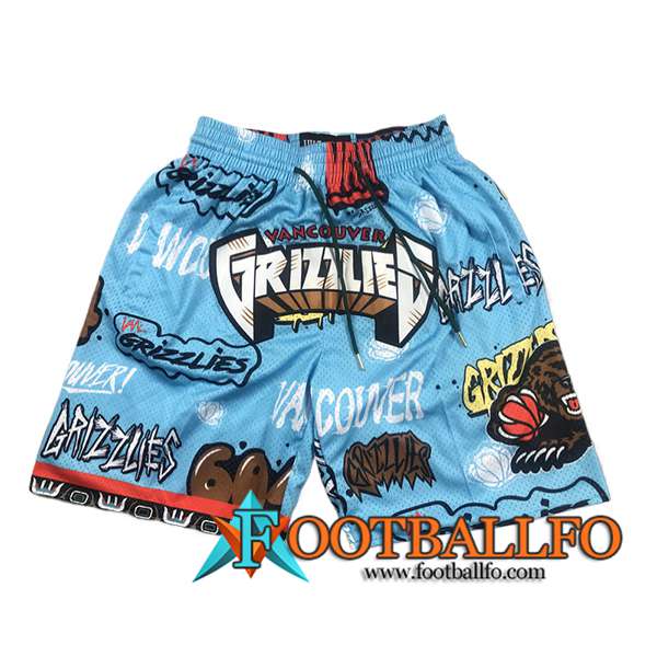 Cortos NBA Memphis Grizzlies 2024/25 Azul/Marrón