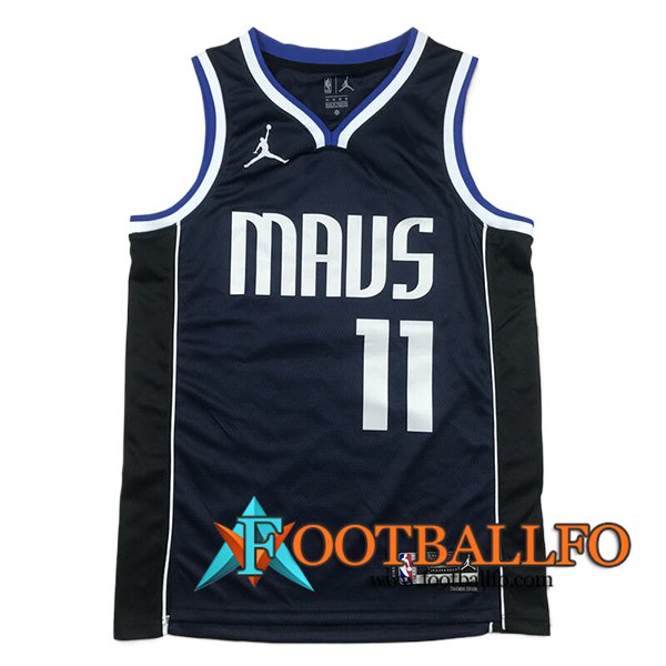 Camisetas NBA Dallas Mavericks (IRVING #11) 2024/25 Azul Oscuro -02