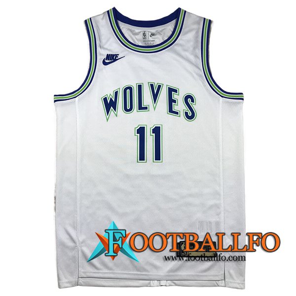 Camisetas NBA Minnesota Timberwolves (REID #11) 2024/25 Blanco/Azul/Verde