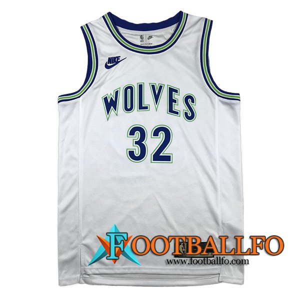 Camisetas NBA Minnesota Timberwolves (TOWNS #32) 2024/25 Blanco/Azul/Verde